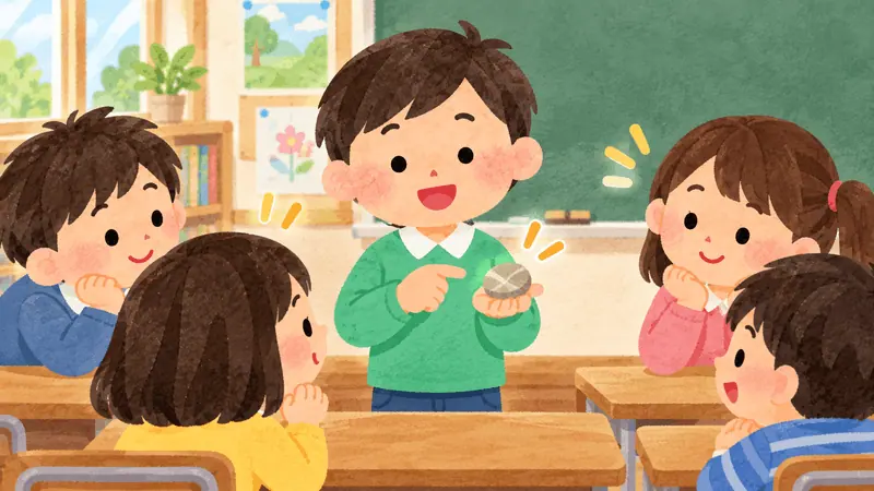 People getting to know someone in a classroom