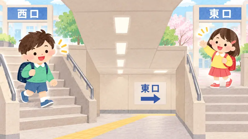 A person arriving to meet a friend