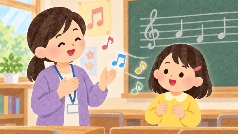 Someone enjoying music practice